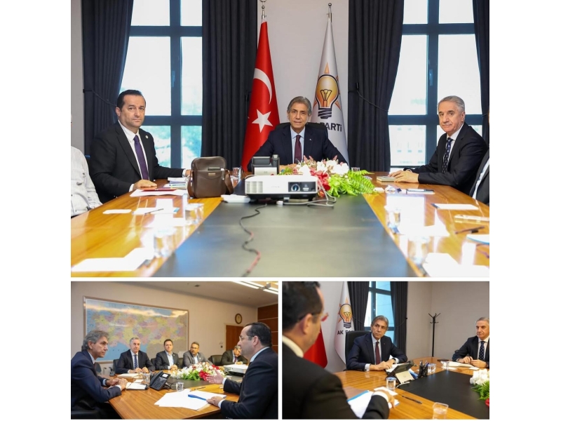 Ak Parti Yerel yönetimlerden sorumlu Başkan ve Ak Parti Genel Başkan Yardımcısı Mustafa DEMİR beyefendiye Gayrimenkullere RAYİÇ BEDELLERİNİN fahiş artışıyla ilgili görüş ve önerilerimizi sunduk. 01 Ekim 2025 tarihinde TBMM açıldıktan sonraki süreçte kanun değişikliği ile ilgili çalışma içerisinde b